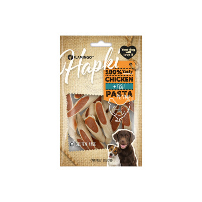 SNACK FORMATO PASTA CON POLLO E PESCE 85GR