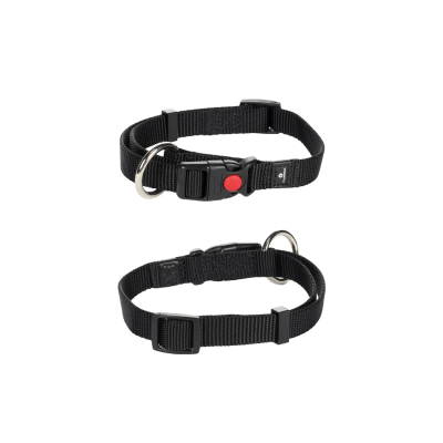 CANE COLLARE ZIGGI NERO S 30-45 CM