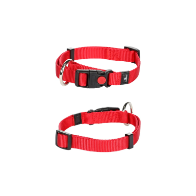 CANE COLLARE ZIGGI ROSSO M 40-55 M 20 MM