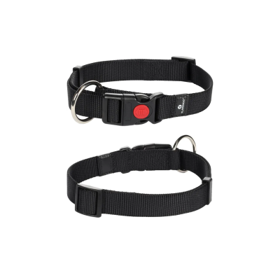 CANE COLLARE ZIGGI NERO L 45-65 CM