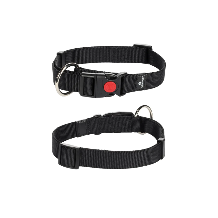 CANE COLLARE ZIGGI NERO L 45-65 CM