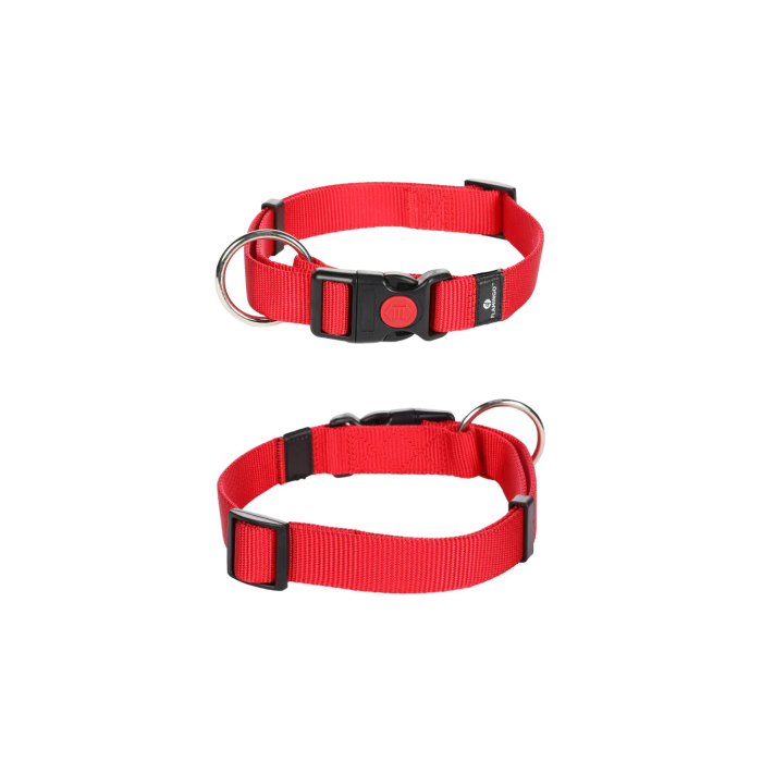 CANE COLLARE ZIGGI ROSSO L 45-65CM