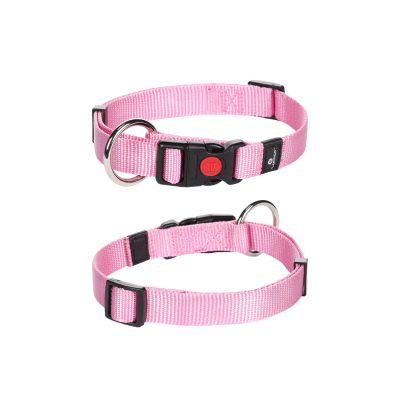CANE COLLARE ZIGGI ROSA M 40-55 CM
