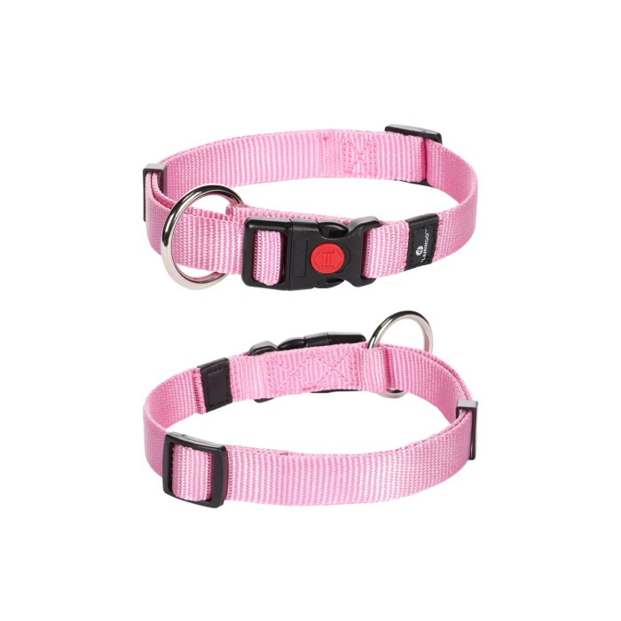 CANE COLLARE ZIGGI ROSA M 40-55 CM