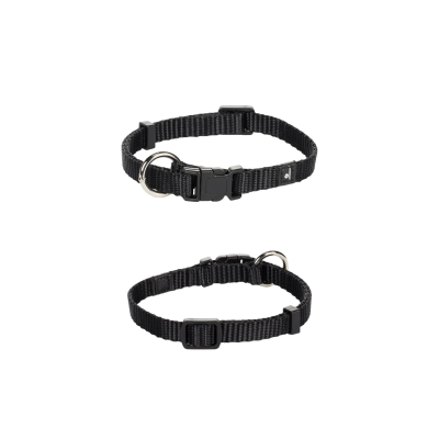 CANE COLLARE ZIGGI NERO XS 20-35CM 10 MM