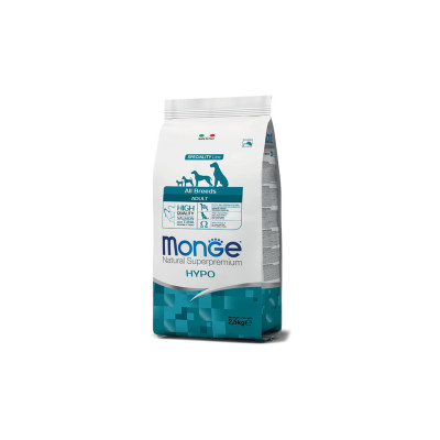MONGE HYPOALLERGENIC SALMONE E TONNO 2,5KG
