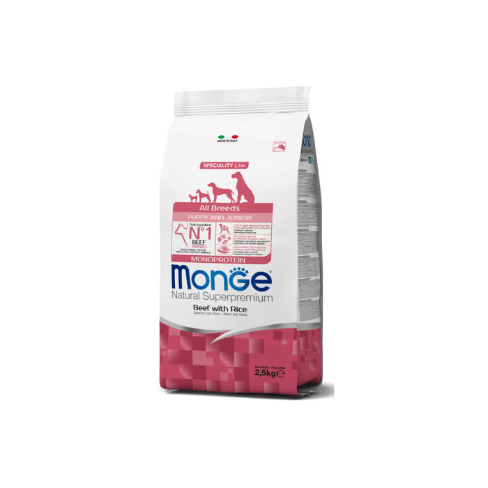 MONGE ALL BREED PUPPY MONOP MANZO 2,5KG