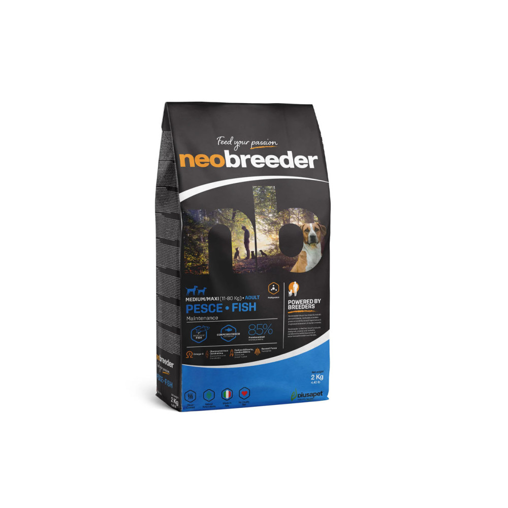 NEO BREEDER DOG ADULT FISH MEDMAX KG2