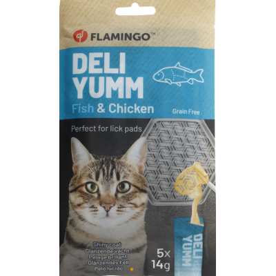 FLAMINGO DELY YUMM SNACK CREMOSO CURA DEL PELO