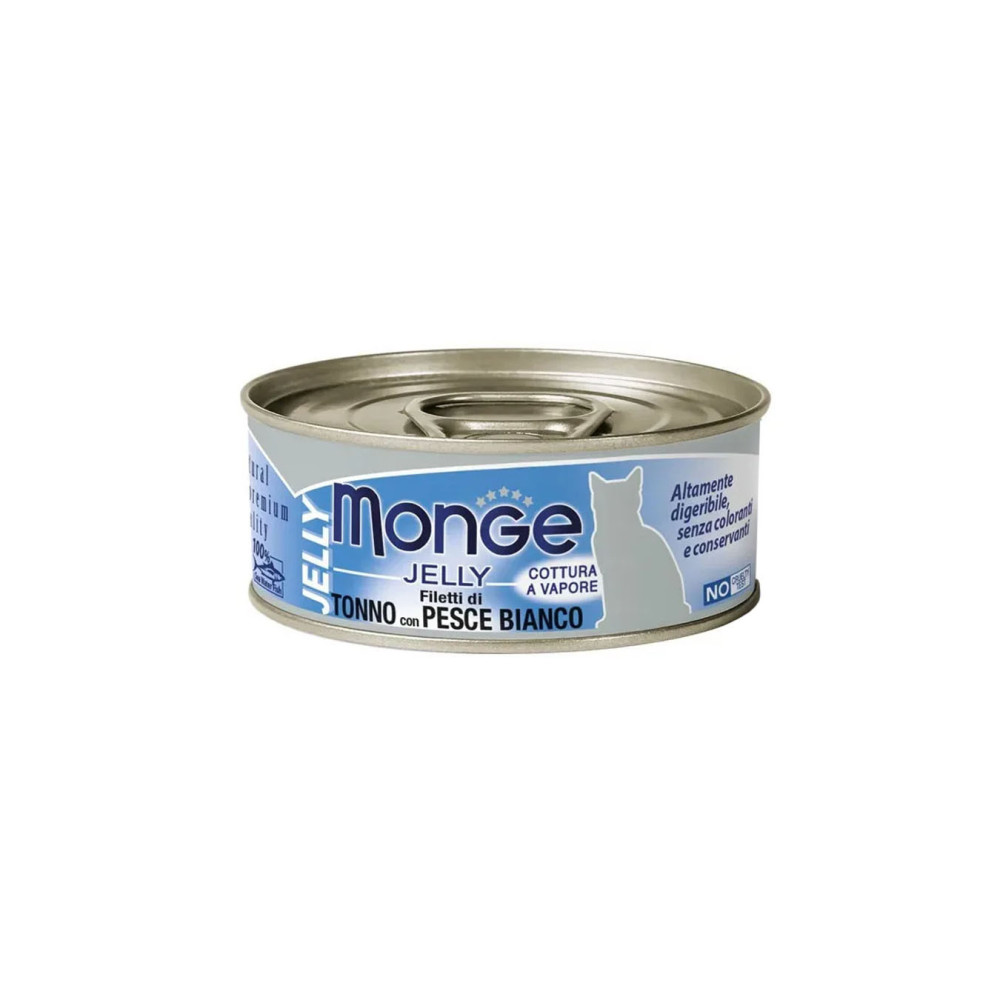 MONGE JELLY FILETTI TONNO PESCE BIANCO 8