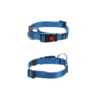 CANE COLLARE ZIGGI AZZURRO M 40-55 CM