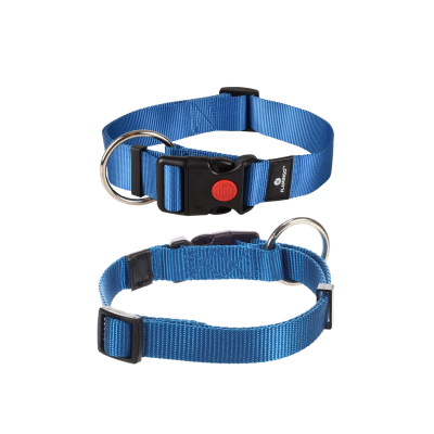 CANE COLLARE ZIGGI AZZURRO XL 55-75 CM